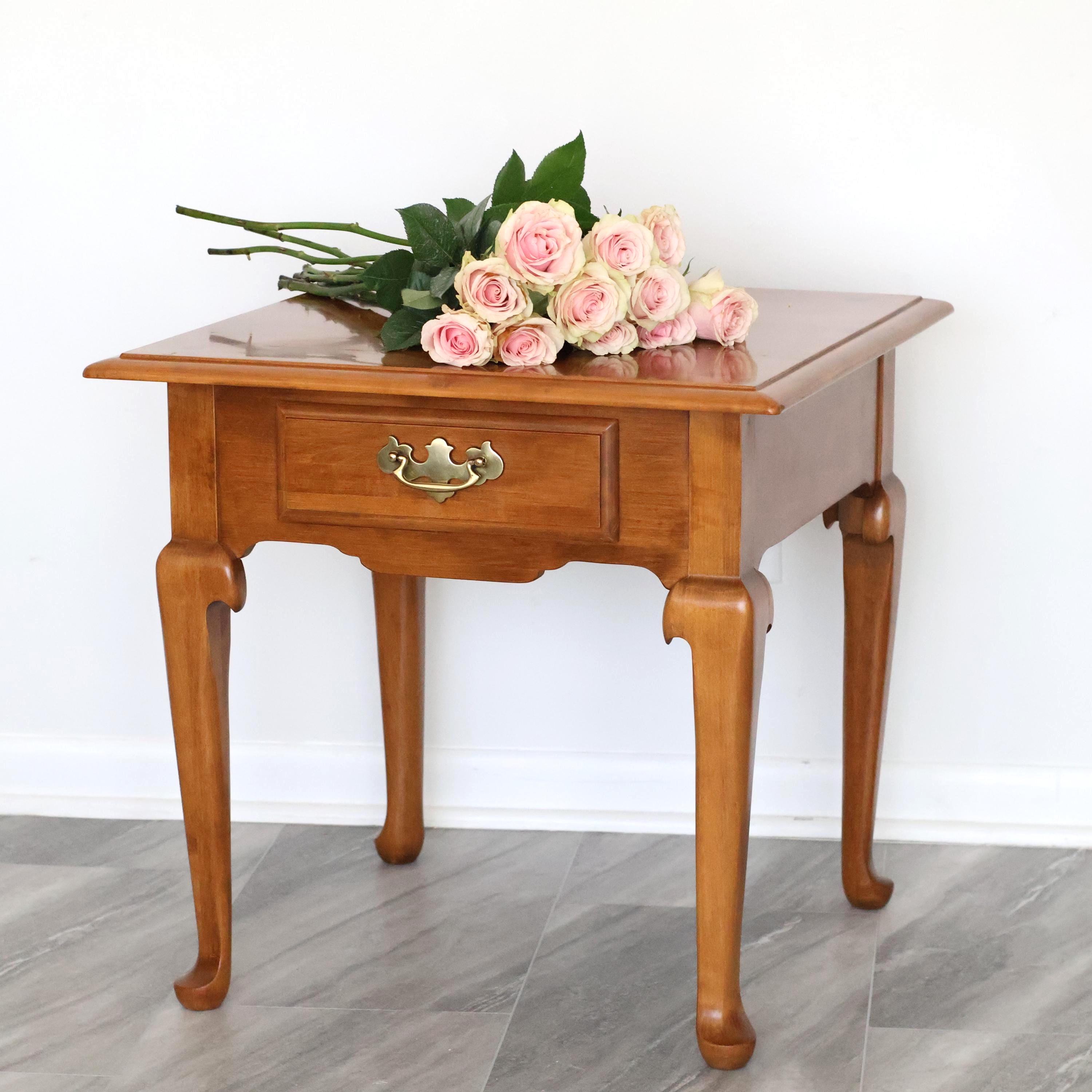 Ethan allen vintage side table - Etsy 日本