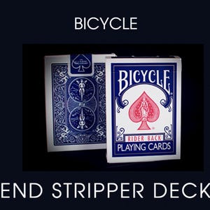 Bicycle End Stripper Deck – Handskurna magiska spelkort (Performance/Pro Cut)