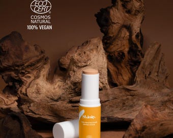 LSF 50 Getönter Sonnenschutzstift, Vegan Reef Safe Mineralischer Sonnenschutz, Natürlicher UV-Schutz