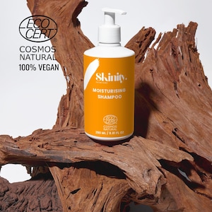 Champú hidratante de aloe vera, champú vegano y sin sulfatos, limpiador hidratante natural para cabello seco.