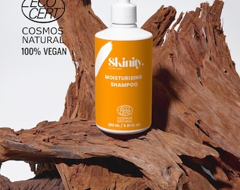 Moisturizing Aloe Vera Shampoo, Vegan & Sulfate Free Hair Wash, Natural Hydrating Cleanser for Dry Hair