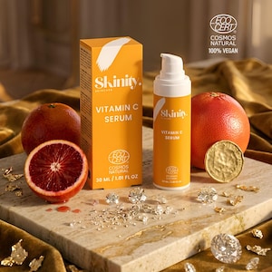 Bio-Vitamin-C-Serum, natürliche Anti-Aging-Hautpflege, vegane Hautpflege Bild 1
