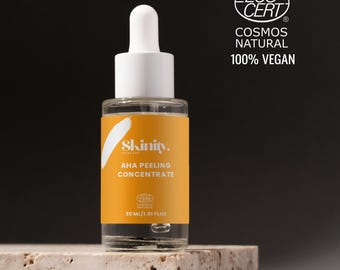10% Lactic Acid Face Serum, Vegan AHA Exfoliating Peel for Glowing Skin, Brightens Dark Spots with Hyaluronic Acid