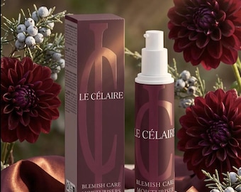Blemish Care Moisturiser for Oily Skin | Vegan Face Cream with Hyaluronic Acid & Zinc PCA | Natural ECOCERT Daily Hydration Lotion
