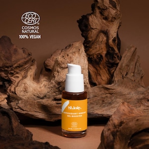 Gel potenciador antioxidante vegano de ginkgo, escudo protector antipolución para la piel, cuidado de la piel vegano