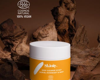 Rosemary Mint Scalp Scrub, Volumizing Root Detox, Hair and Scalp Treatment