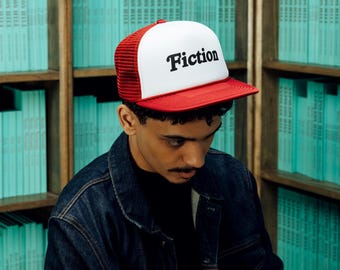 Fiction Trucker Hat, Reader Hat, Gift for Book Lovers