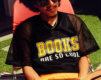 Books Are So Cool Mesh Shirt, Reader Pride, Bookish Gift