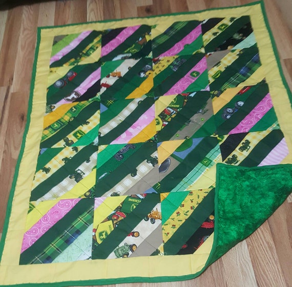 john deere baby blanket