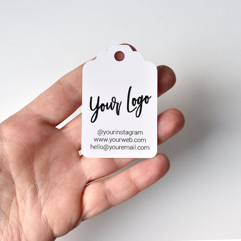 Swing tags hang tag custom business tags label logo swing Etsy