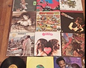 12 ALBUMS Woodstock Santana Airplane Tull Zeppelin Records