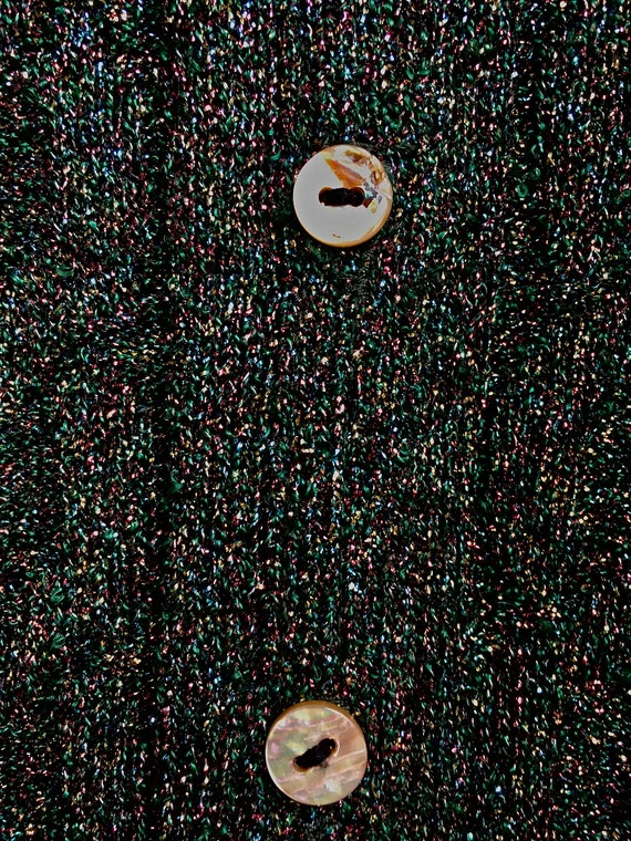 70s SPARKLE Cardigan Sweater, Tricots by Youth Gui