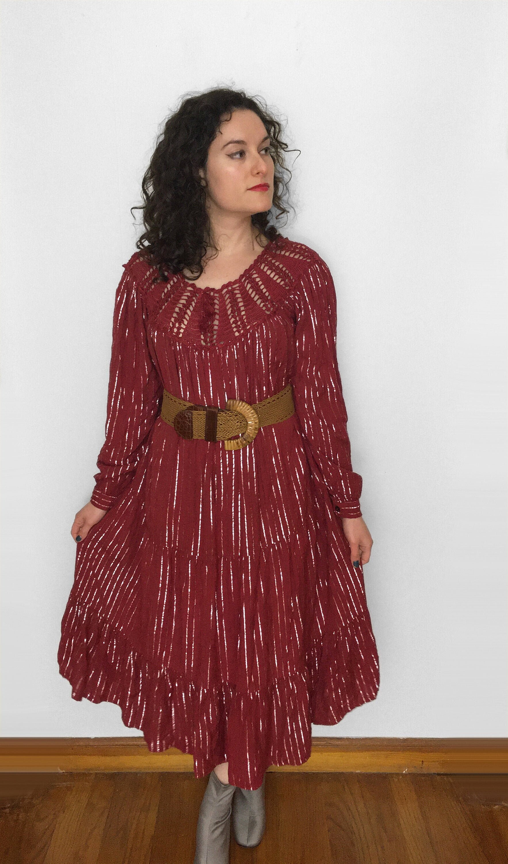 70s sparkly dress