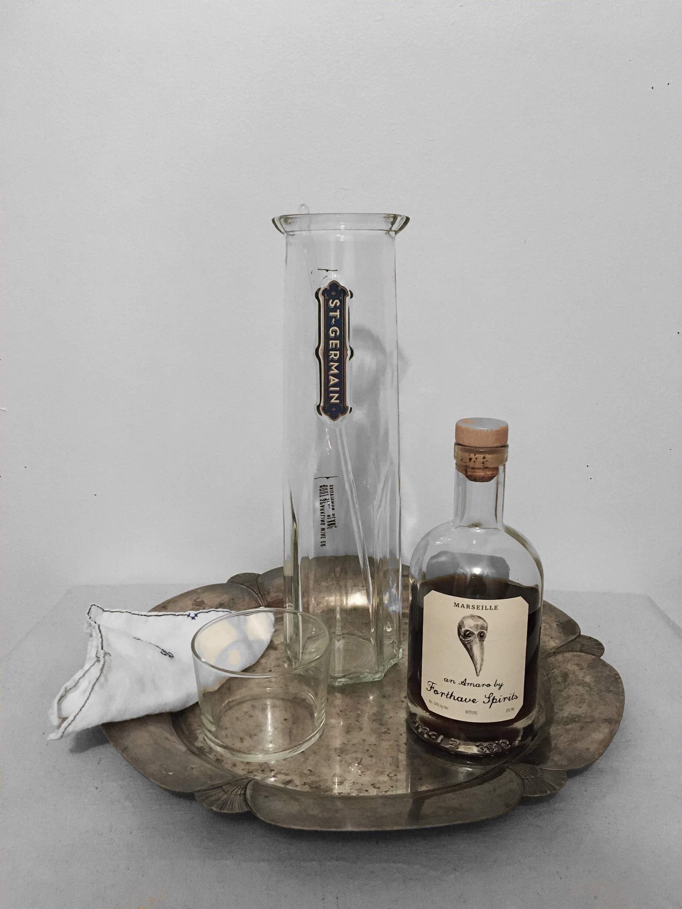 1970Now Collectibles Carafe St Germain Large Glass Cocktail Mixing