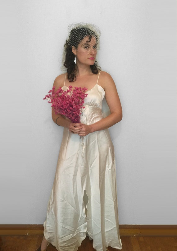 80s SURPLICE Slip Dress by Georgette Trabolsi in I