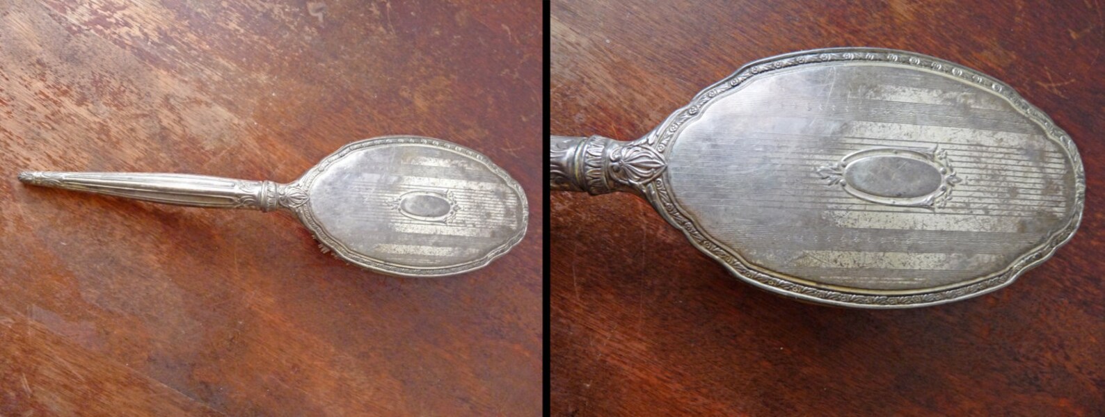 1800s Ornate Hair BRUSH in Sterling Silver Etsy