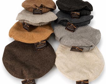 Handmade Wool Pakol Hat | Chitrali Afghani Winter Cap