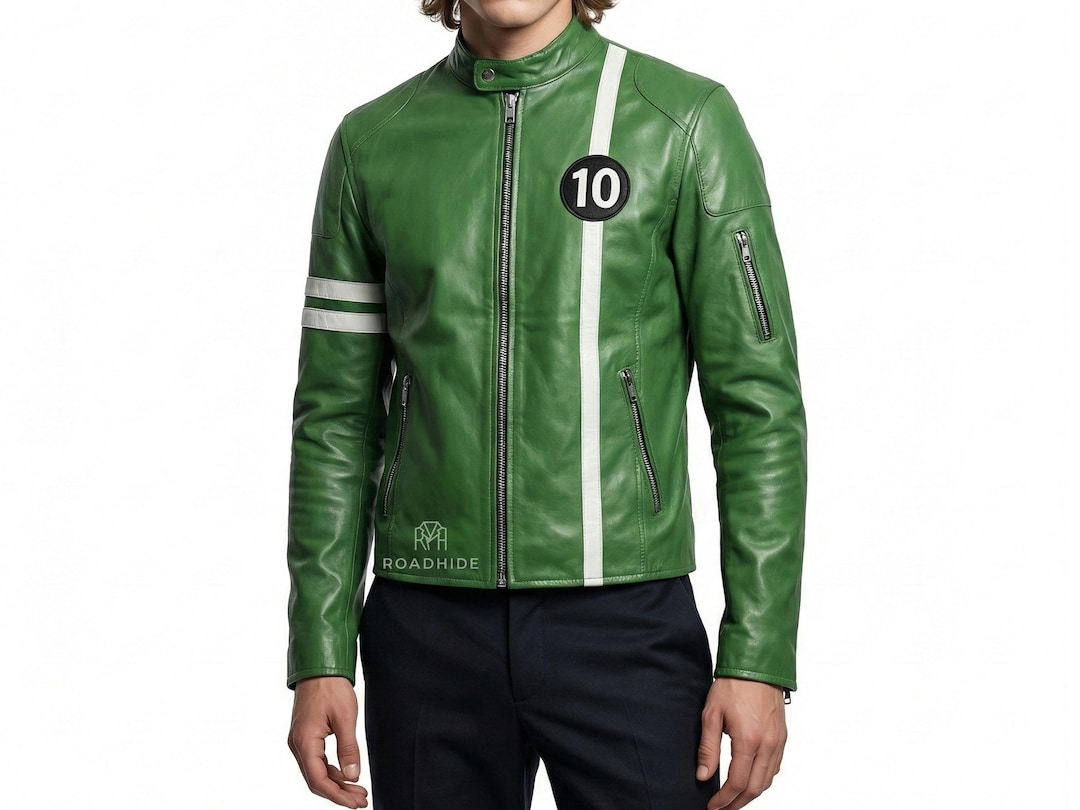 Ben 10 Alien Force Leather Jacket | Ryan Kelley Coat | Ben Ten Tennyson ...