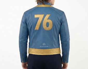 Chaqueta de cuero de Fallout 76 para el refugio / Disfraz de habitante del refugio de New Vegas