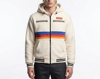 Project Hail Mary Ryan Gosling Jacket | Ryland Grace Rainbow Fleece | Astronaut Space Apparel