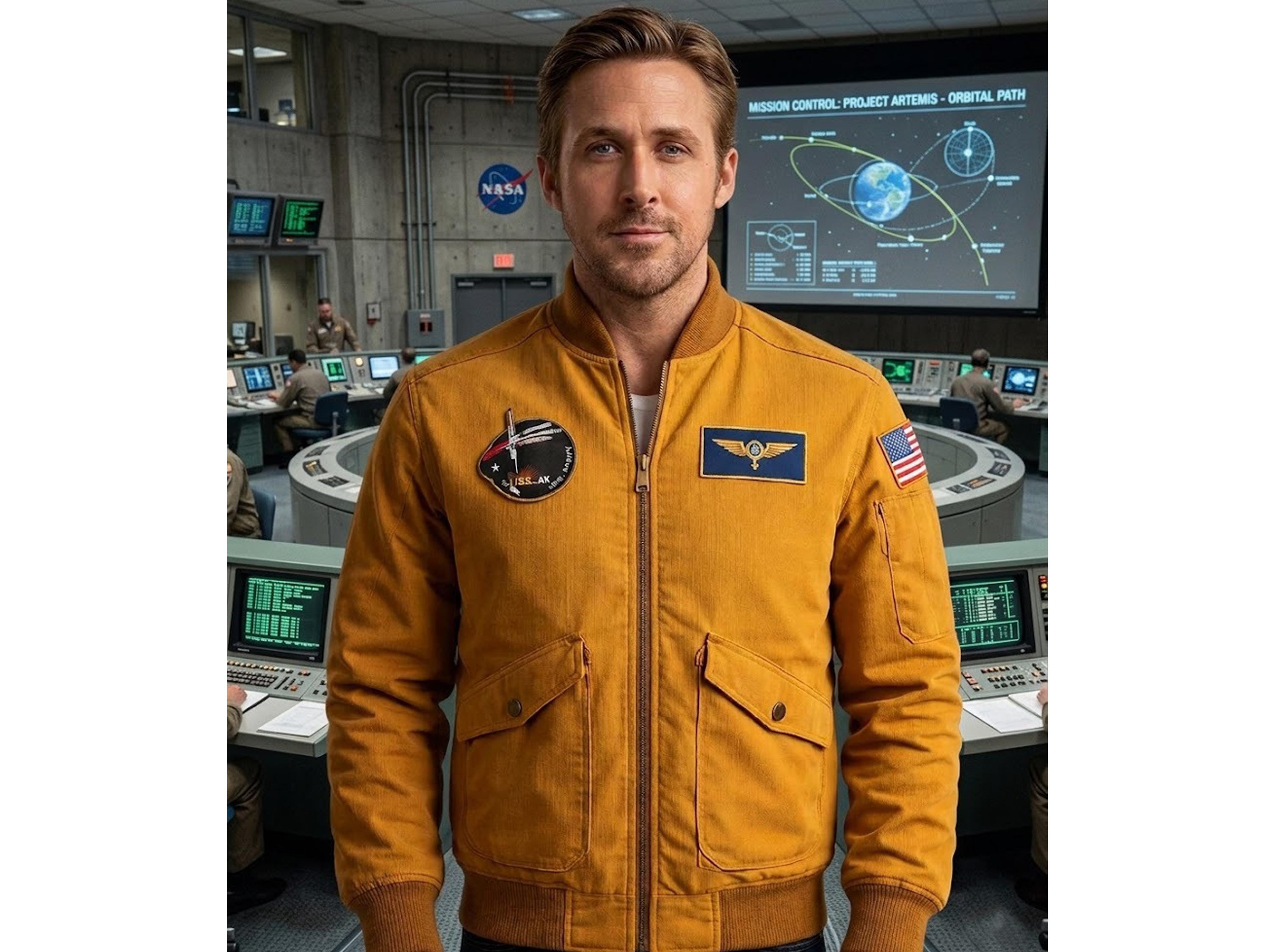 Project Hail Mary Ryan Gosling Yellow Bomber Jacket | Ryland Grace