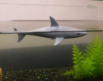 Floating Shark Aquarium Decor, Fish Tank Decor,  Aquarium Decoration, Fish Tank Ornament, Betta Tank Decor