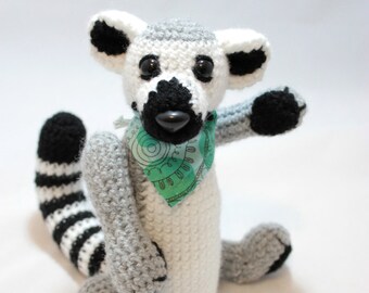 Jointed Ringtail Lemur Doll