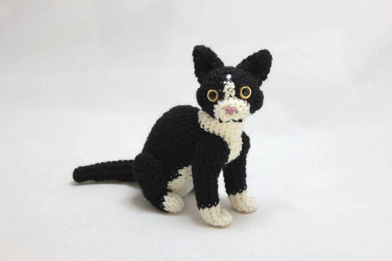 white cat doll