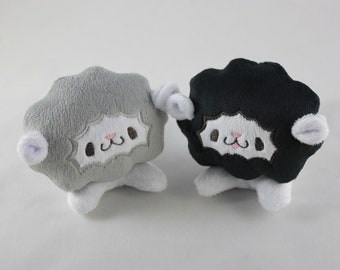 Black and Grey Lion Plushes