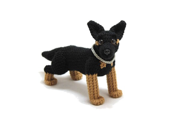 German Shepherd Dog Doll Etsy