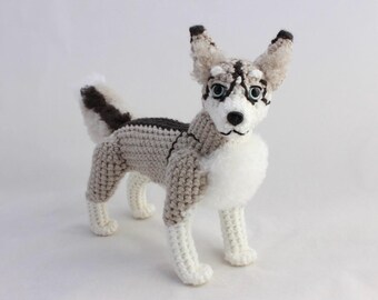 Grey Husky Doll