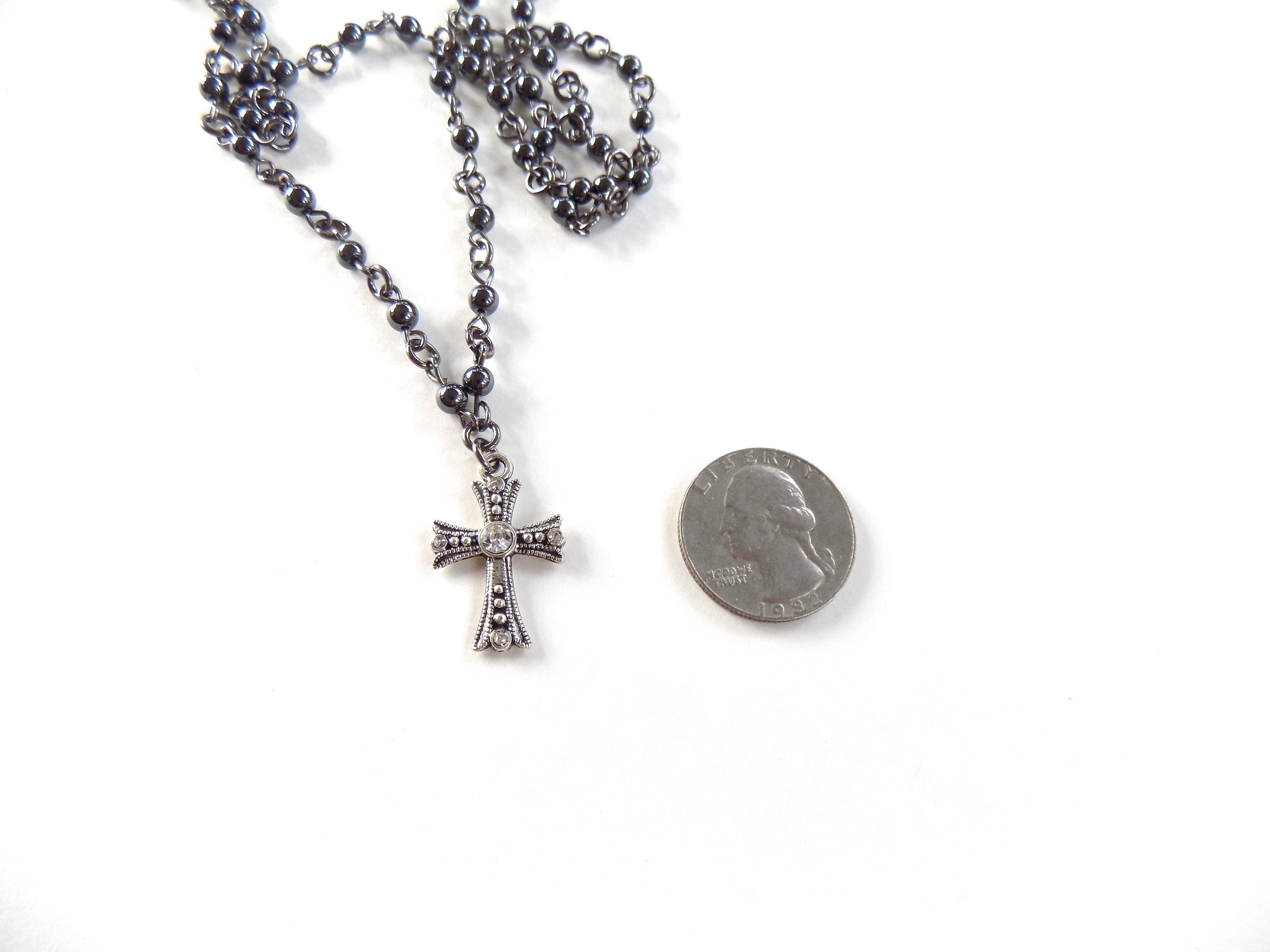 Gothic Jewelry Necklace | Gothic Rosary Necklaces | Gothic Cross Necklaces  - Necklace - Aliexpress