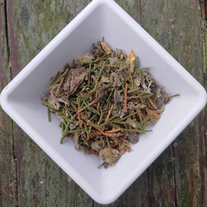 Cypress-Juniper Loose Incense for Protection Spells / Juniper, Cypress, Russian Sage, Benzoin, Patchouli, & Orange Peel