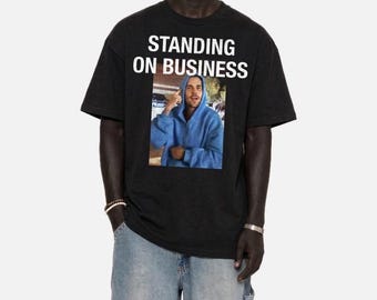 T-shirt Justin Bieber, debout sur une chemise business, streetwear vintage de l'an 2000, cadeau pour lui