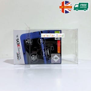 May include: A boxed new Nintendo 3DS XL console. The blue console features XL screens, a C-stick, and Super-Stable 3D. The packaging includes the text "new Nintendo 3DS XL". The box is in a clear plastic case.