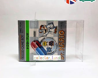 Protectores de caja de juego para la caja de juego original japonesa Nintendo Gameboy DMG, estuche de exhibición de plástico PET NTSC J