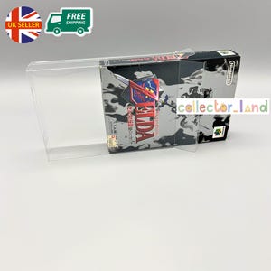 Game Box Protectors for Japanese Version Nintendo 64 N64 Game box PET Plastic Clear Display Case NTSC JP