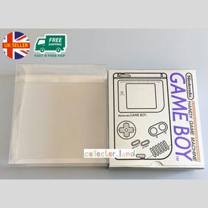 Ochraniacz pudełka na konsolę Nintendo GameBoy Original GB, przezroczyste etui z tworzywa PET, pyłoszczelna obudowa