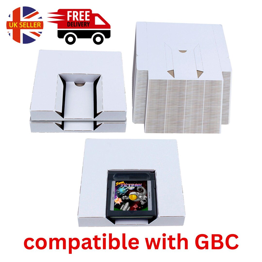 Nintendo GBC Cardboard Replacement Insert Gameboy Colour Game Cartridge ...