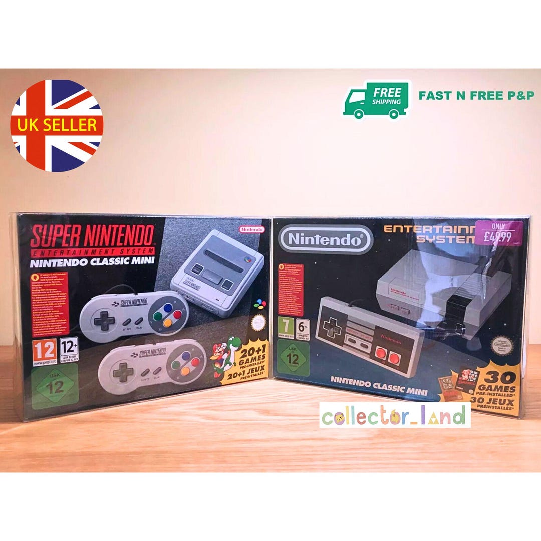 Protective Box for Nintendo SNES/NES Mini Console Box Classic PET ...
