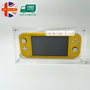 Nintendo Switch Lite Acrylic UV Protective Case Clear Precision Cutout Magnetic Display Show Box Dustproof Shell
