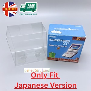 Nintendo GameBoy Advance Special Box Protector GBA SP Japanese Console Box Plastic Protective Case NTSC-J Japan