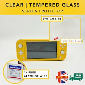 Screen Protector for Nintendo Switch Lite NS Lite Tempered Glass Cover Clear Film
