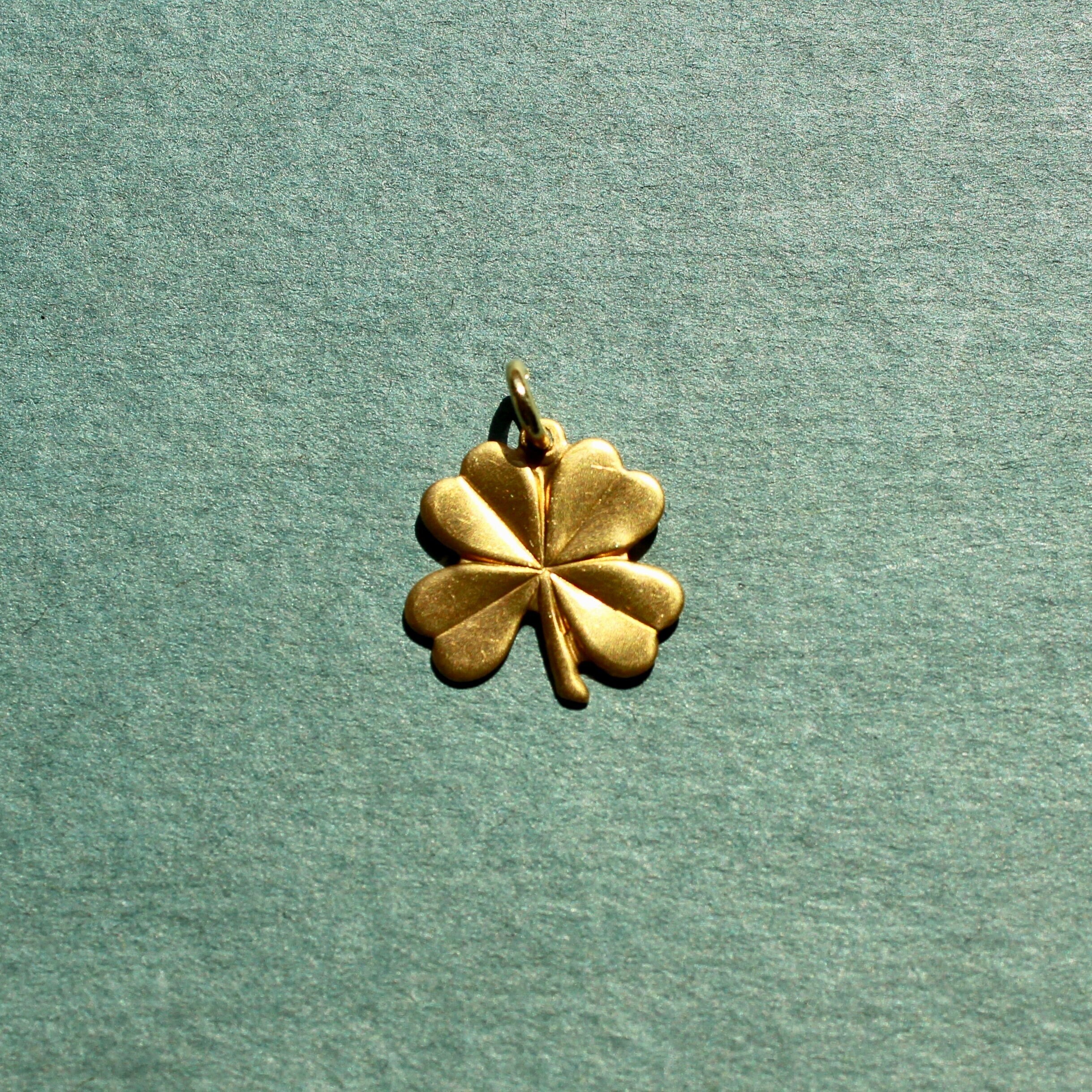 Brass 4 Leaf Clover  St. Patrick's Guild
