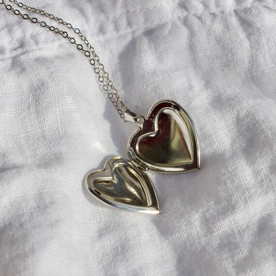 Quality Gold Sterling Silver Rhodium-plated Puffed Heart Locket
