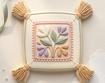Throw Pillow Tassel Cookie Cutter, 3D Printed Wedding Cutter