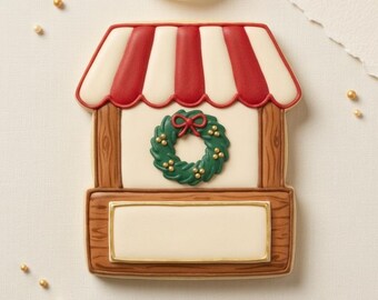 Holiday Market Stall Cookie Cutter, 3D Printed South Asian Festival Cutter