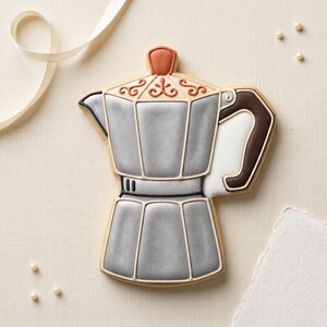 Moka Pot Cookie Cutter, 3D Printed Coffee Theme