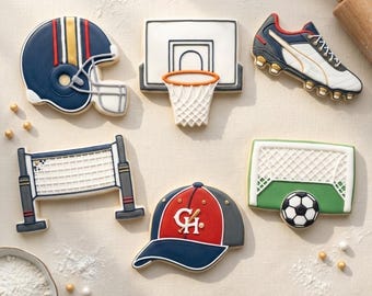 Sports Game Day Sextet Cookie Cutter Set 3D Printed Bundle