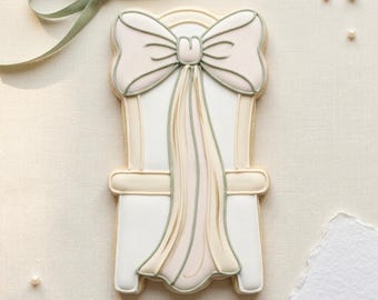 Wedding Chair Bow Cookie Cutter, 3D Printed Wedding Cutter